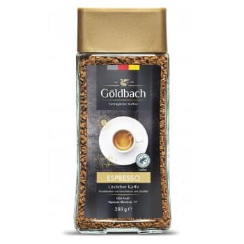 GÖLDBACH 200g Espresso Rainforest – Разтворимо кафе в стъклен буркан