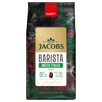 JACOBS 1KG Barista Crema Bella Italia – Кафе на зърна 1 кг