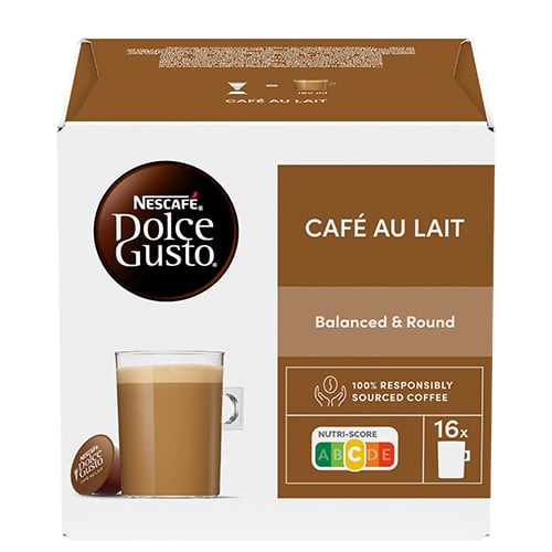 NESCAFE DOLCE GUSTO CAFÉ AU LAIT - 16 капсули