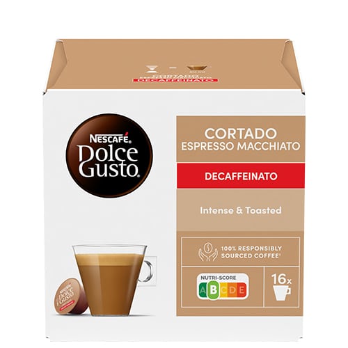 NESCAFE DOLCE GUSTO CAFFÈ CORTADO DECAFEINATO - 16 КАПСУЛИ