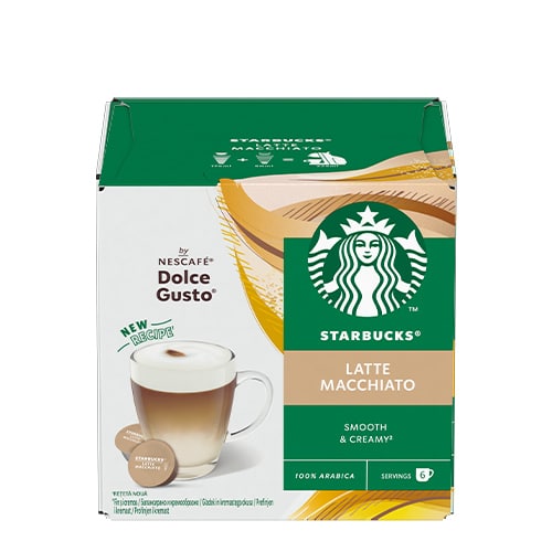 NESCAFE DOLCE GUSTO STARBUCKS LATTE MACCHIATO - 6+6 КАПСУЛИ