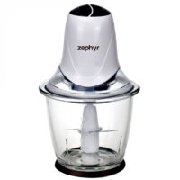 Чопър със стъклена купа ZEPHYR ZP 1111 IG, 300W, 1.5 литра, 2 скорости, 4 остриета, Бял