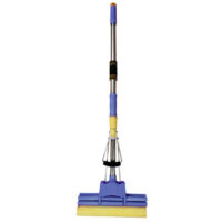 ПОДОЧИСТАЧКА SAPIR SP-1120-HE1 1.28м./гъба-27.5см./0.4мм. телескоп. мет. дръжка, Синьо/жълто