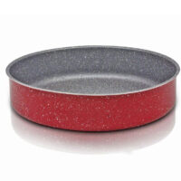 Тава за печене ZEPHYR Red Passion ZP 1222 ER34, 34 см, Мраморно покритие, Червен