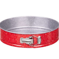 Форма за торта с падащо дъно ZEPHYR Red Passion ZP 1223 EH28, 28 см, Мраморно покритие, Червен