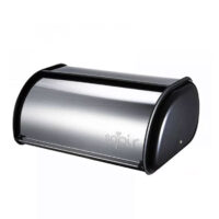 КУТИЯ ЗА ХЛЯБ SAPIR SP-1225-BB , д.-44см./ш.-27см./в.-18см./0.3мм , неръждаема стомана, Черен