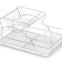 СУШИЛНИК ЗА СЪДОВЕ TEKNO TEL KB 009 , 2 нива , хром-прозрачна тавичка