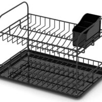 СУШИЛНИК ЗА СЪДОВЕ , TEKNO TEL KB-007B , 2 ниво черен