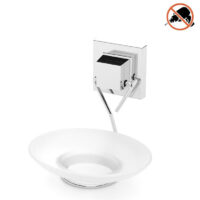 ПОСТАВКА САПУН TEKNO TEL EF-266 , стъкло/дв.залепване