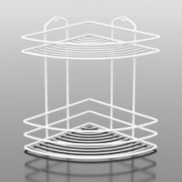 ПОСТАВКА ЗА БАНЯ TEKNO TEL BK-022W 2 нива/ъгъл бяло