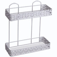 ПОСТАВКА ЗА БАНЯ TEKNO TEL BK-078W 2 нива с декор./бяло