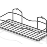 ПОСТАВКА ЗА БАНЯ TEKNO TEL BK-011B , 1 ниво , черно