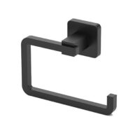 Поставка за тоалетна хартия TEKNO TEL TR MG 394B, 15х6х9 см, Закрепване с дюбел, Матово черно