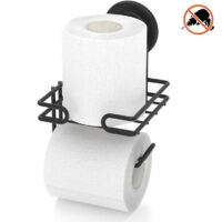 Поставка за тоалетна хартия TEKNO TEL DM-275B , черен мат