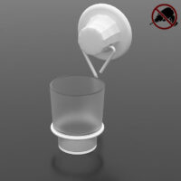 ПОСТАВКА ЗА ЧЕТКА ЗА ЗЪБИ TEKNO TEL DM-274W , вакуум