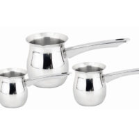 Комплект джезвета HAUS ROLAND , HR-106-2 , 3 броя, 600/8001000ml, инокс