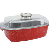 Ростер ZEPHYR Red Passion ZP 4321 EM32A, 32 см, 5 литра, Дозатор за течности, Мраморно покритие, Червен