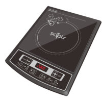 Индукционен котлон SAPIR SP 1445 LG, 2000W, LED екран, 4 функции, 8 степени, Черен