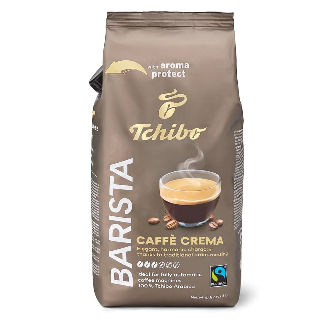 Чибо Бариста кафе крема 1 кг кафе на зърна Tchibo Barista Caffe Crema