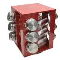 Бурканчета за подправки на стойка ZEPHYR ZP 1217 CS12 – Комплект за организиране на кухня