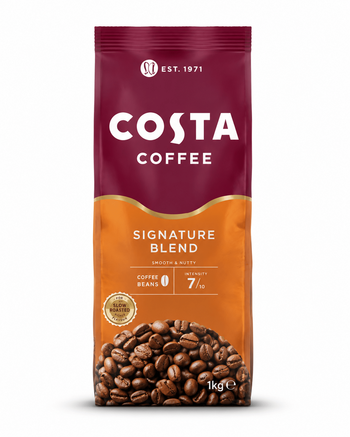 Коста Медиум кафе на зърна 1 кг. Costa Medium